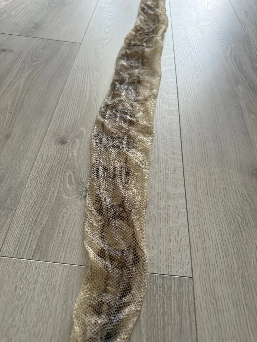 Natural Brown Reptile Shed Skin for Terrarium Enrichment